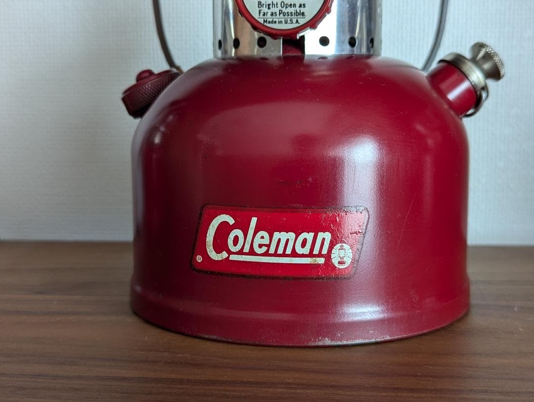 美品 コールマン Coleman 200A バーガンディ ランタン 希少モデル