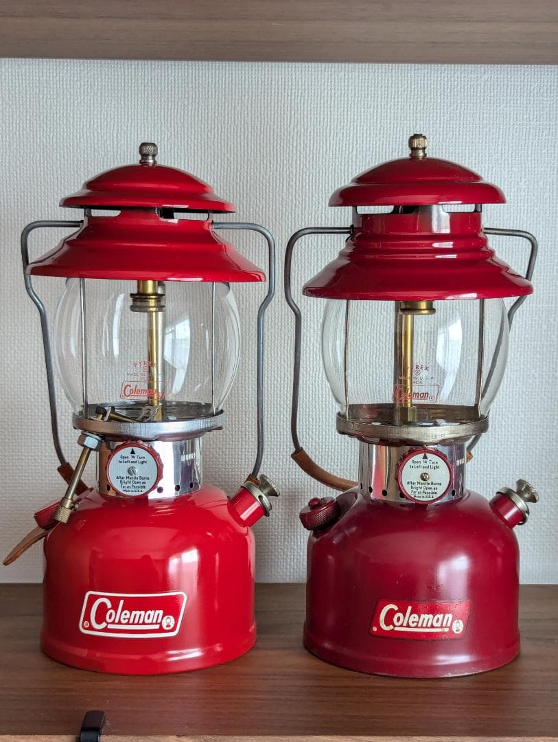 美品 コールマン Coleman 200A バーガンディ ランタン 希少モデル