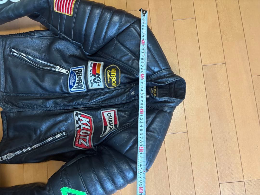 Vanson ライダースジャケット　TC サイズ36