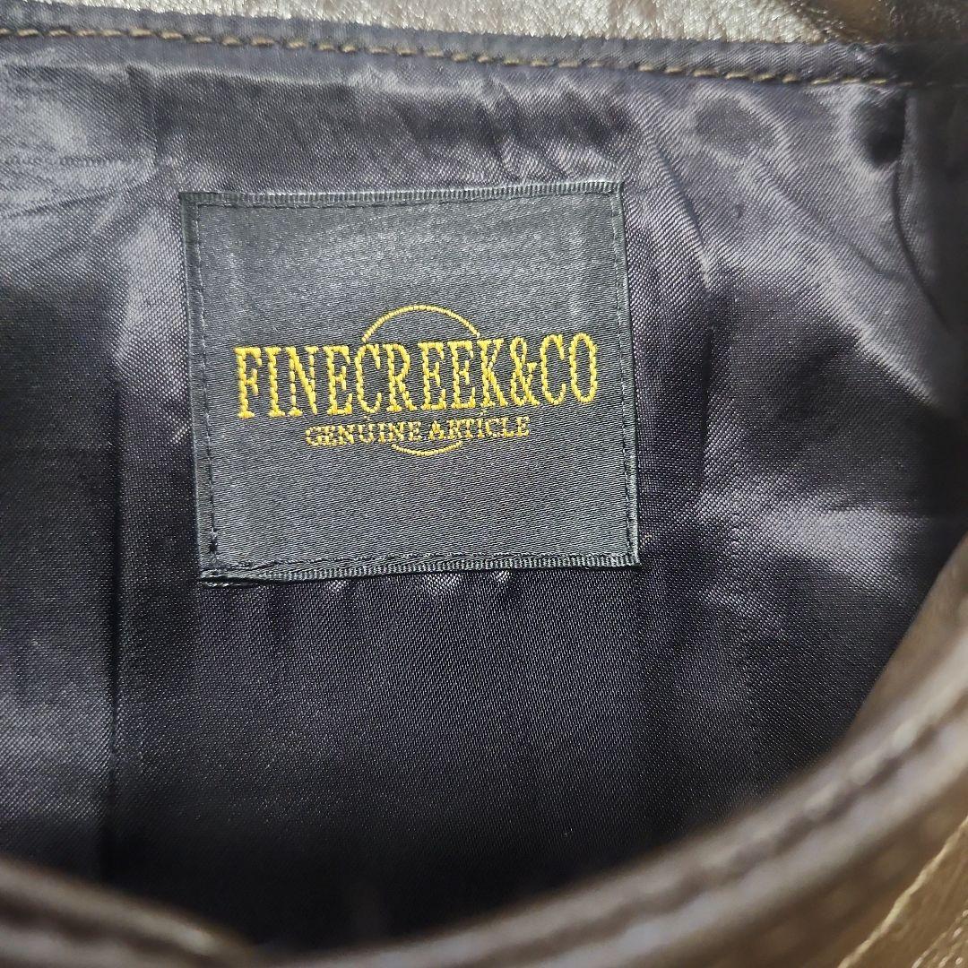 チャム様FINE CREEK &CO レザージャケット　革ジャン　ライダース