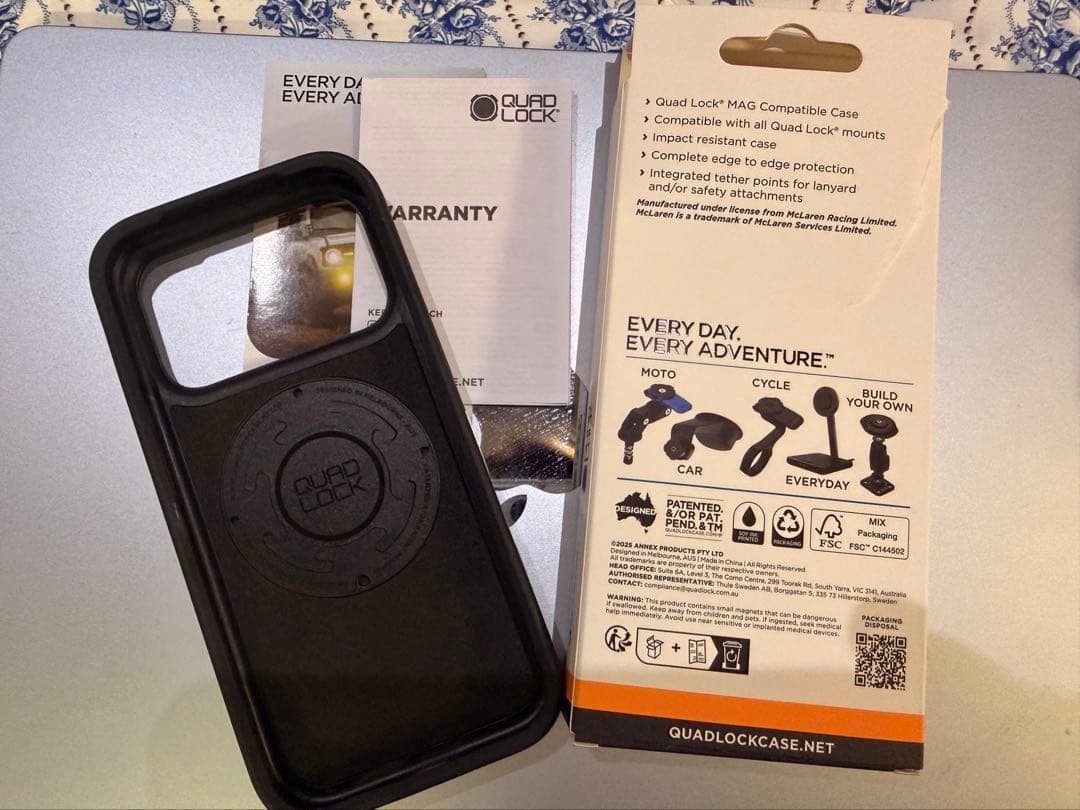 QuadLoc x McLarenコラボ!iPhone17proマグケース 新品