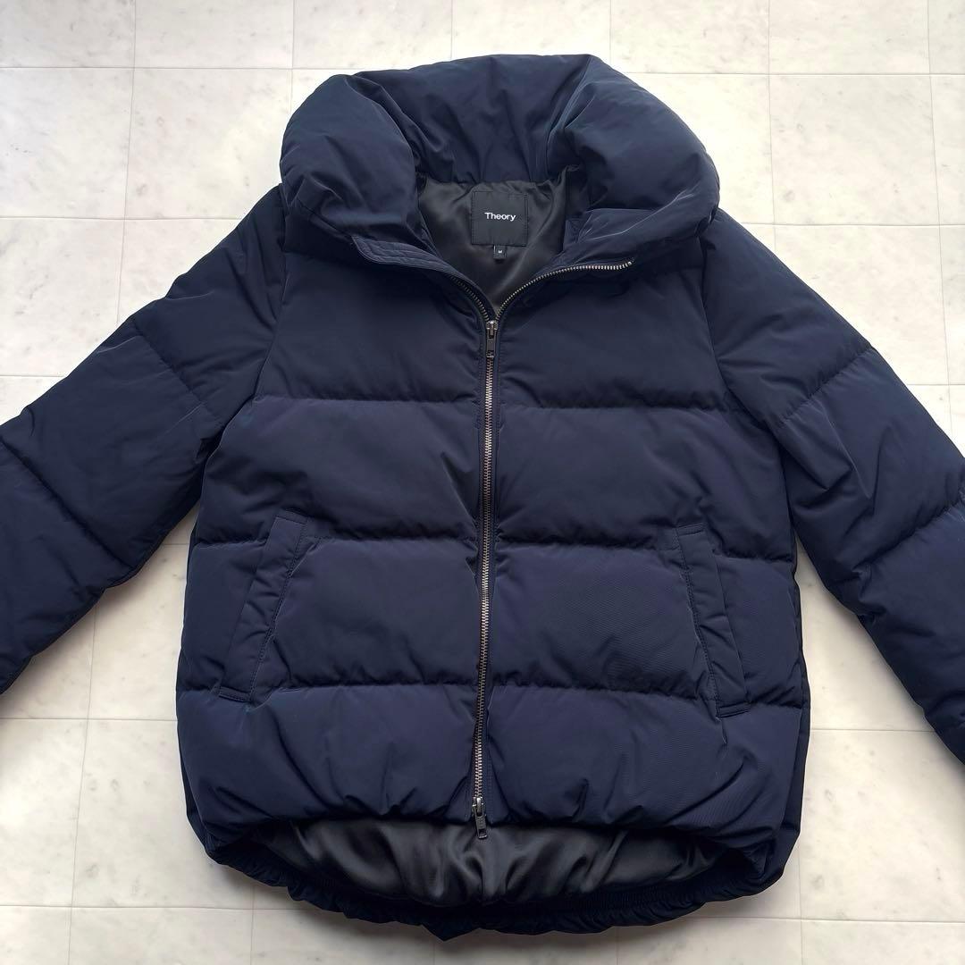 セオリー ダウンジャケット MOMO 紺 ネイビー 防寒 アウター Mサイズ