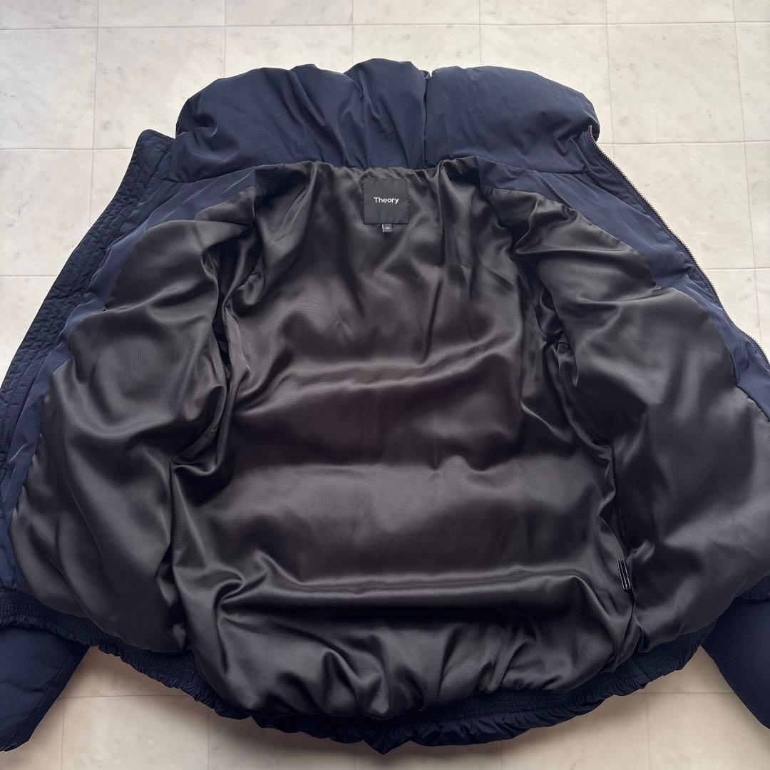 セオリー ダウンジャケット MOMO 紺 ネイビー 防寒 アウター Mサイズ