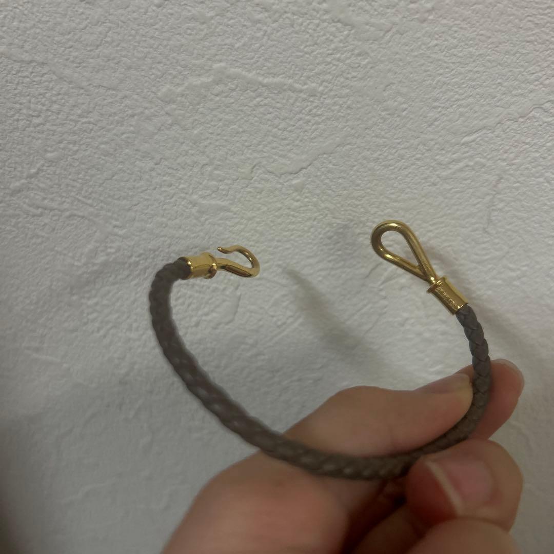 HERMES エルメス ジャンボブレス ブレスレット レザー ブラウン 茶