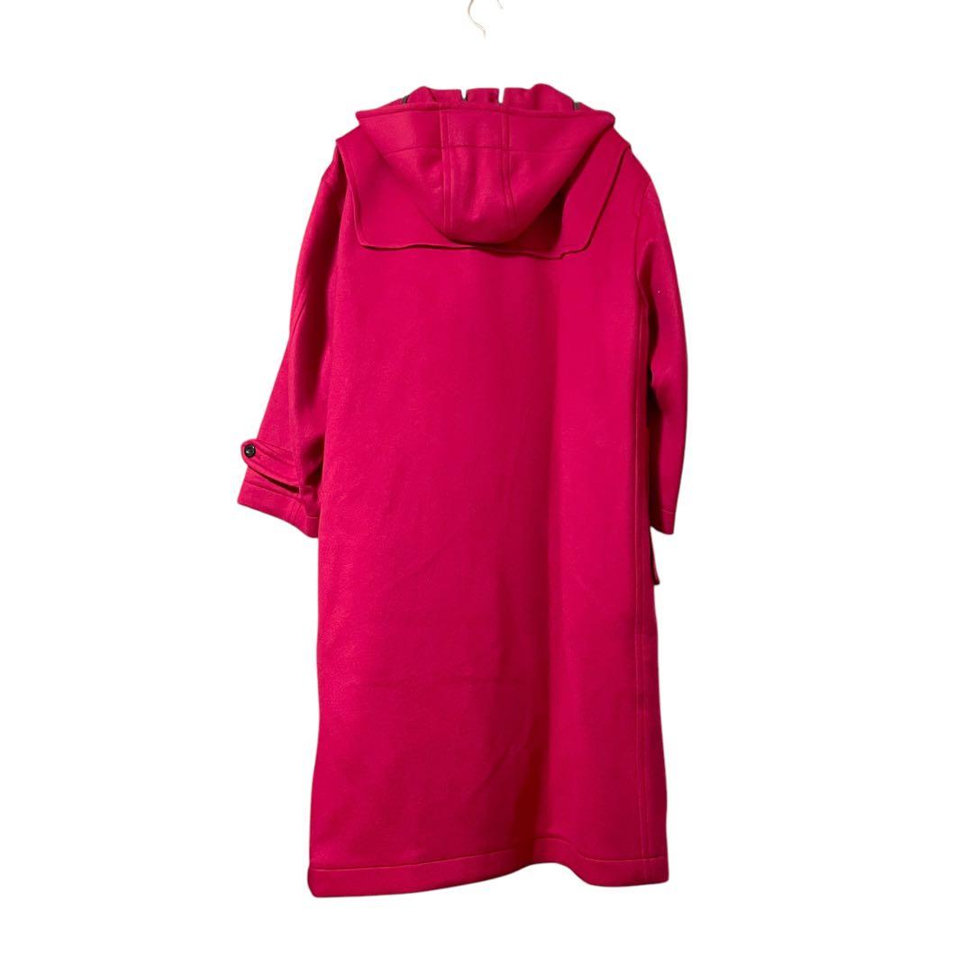 新品 超ロング ダッフルコート レッド