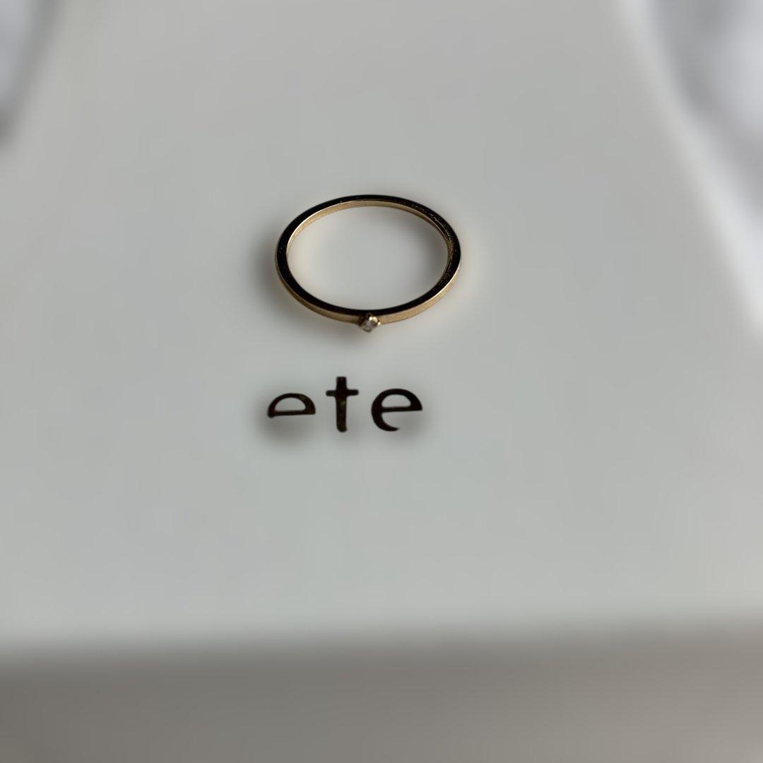 ete k10 YG シャルール ピンキーリング