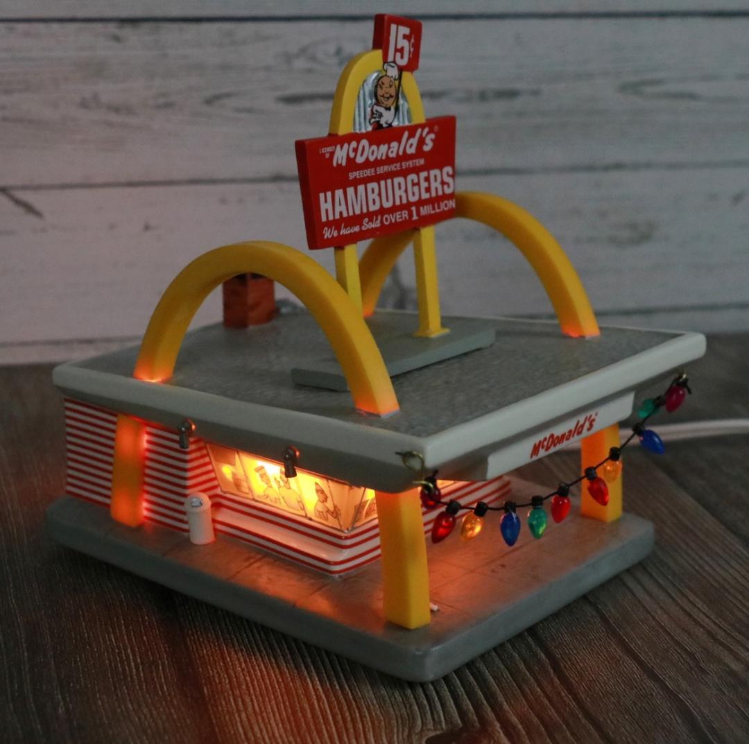 マクドナルド McDonald's ライト付きセラミックレストラン ライト