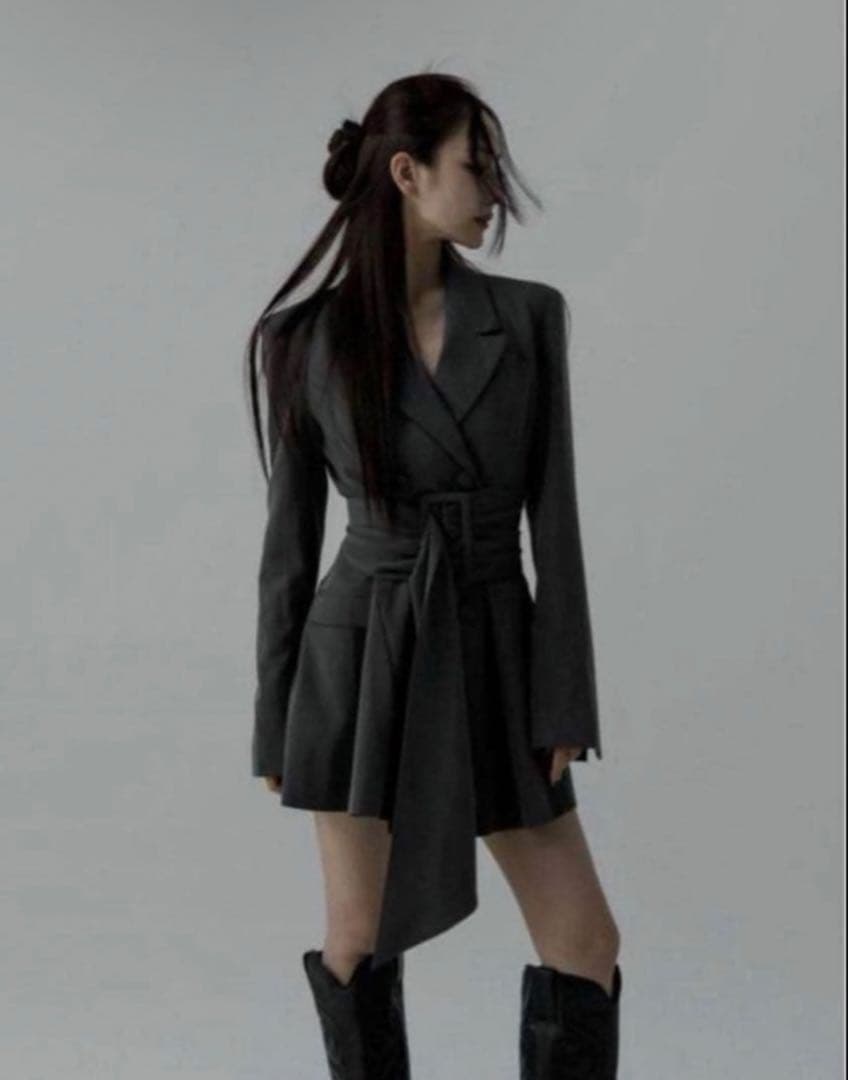 ワンピース melt the lady thick belt jacket onepiece