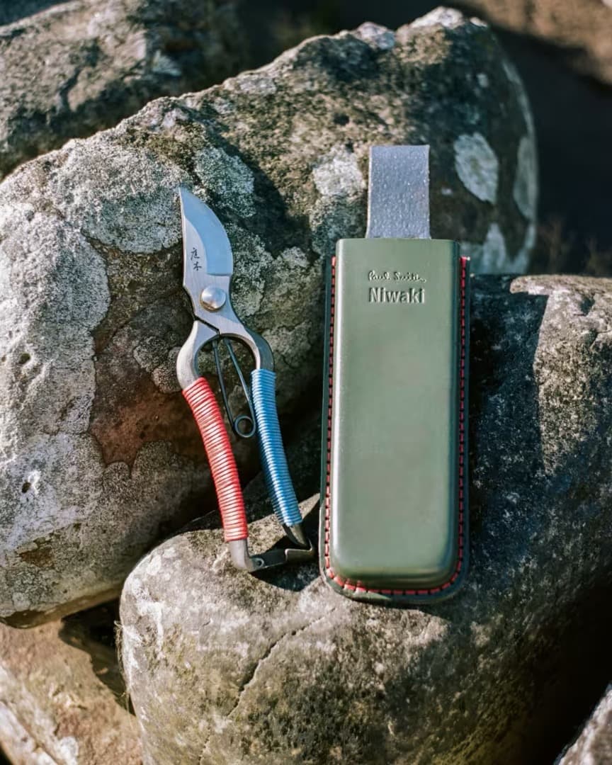 Paul Smith + Niwaki 剪定ばさみ + レザーホルスター