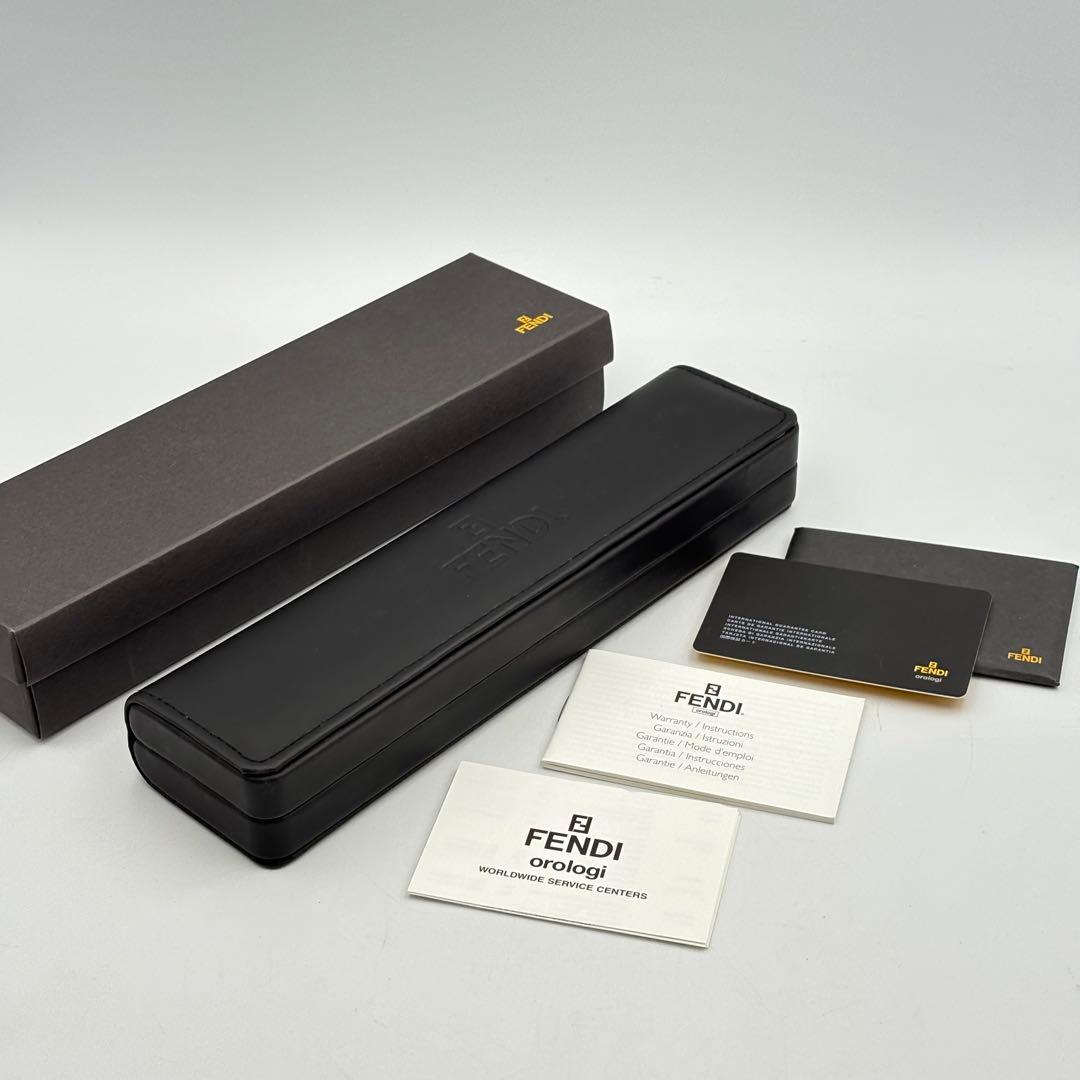 フェンディ クォーツ メンズウォッチ ブラック スクエア0724-S6491sh