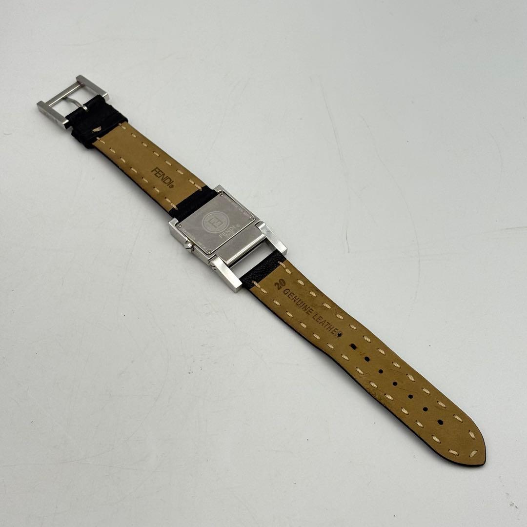 フェンディ クォーツ メンズウォッチ ブラック スクエア0724-S6491sh