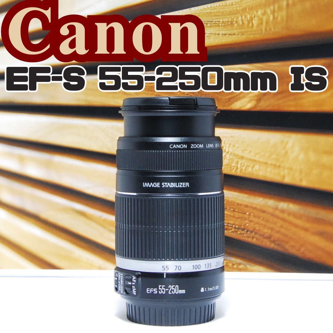 大人気望遠レンズ⭐︎ Canon EF-S 55-250㎜ IS APS-C