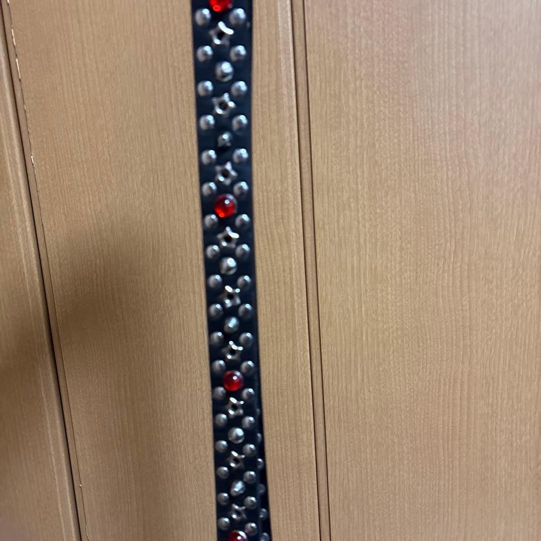 Jaded London スタッズ付き牛革ベルト