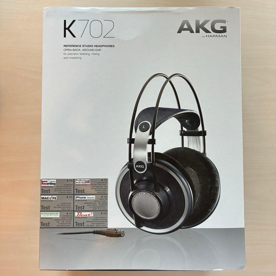 美品 AKG K702-Y3 リファレンススタジオヘッドフォン 開放型