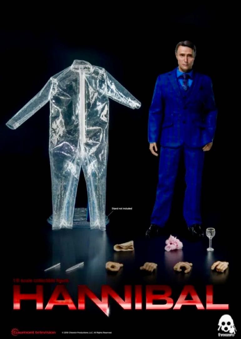 ハンニバル 1/6フィギュア マッツ・ミケルセン スリーゼロ ホットトイズ