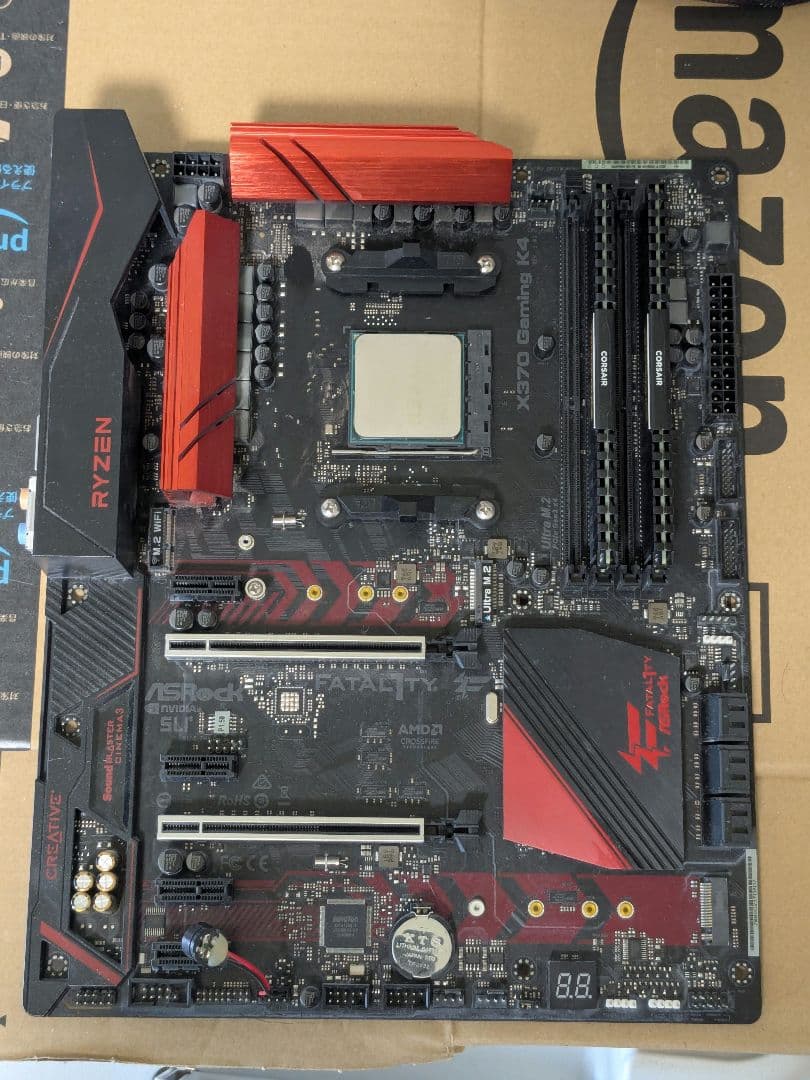 Ryzen7 1700X X370 Gaming K4メモリ 32GB