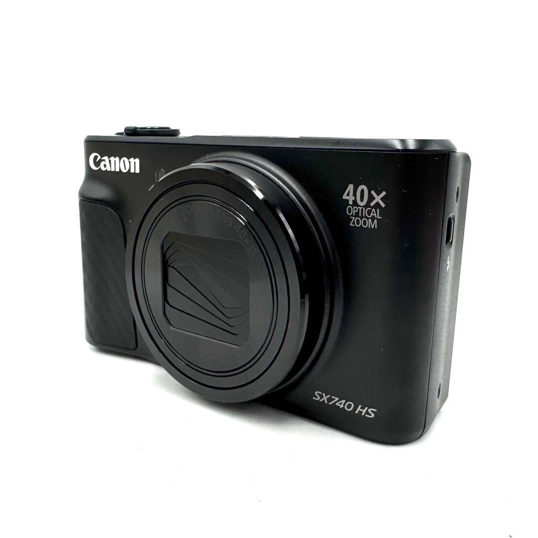 ほぼ未使用 Canon PowerShot SX740 HS ブラック キャノン