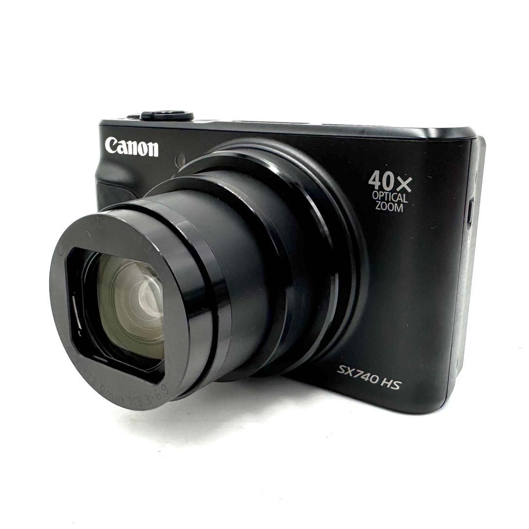 ほぼ未使用 Canon PowerShot SX740 HS ブラック キャノン