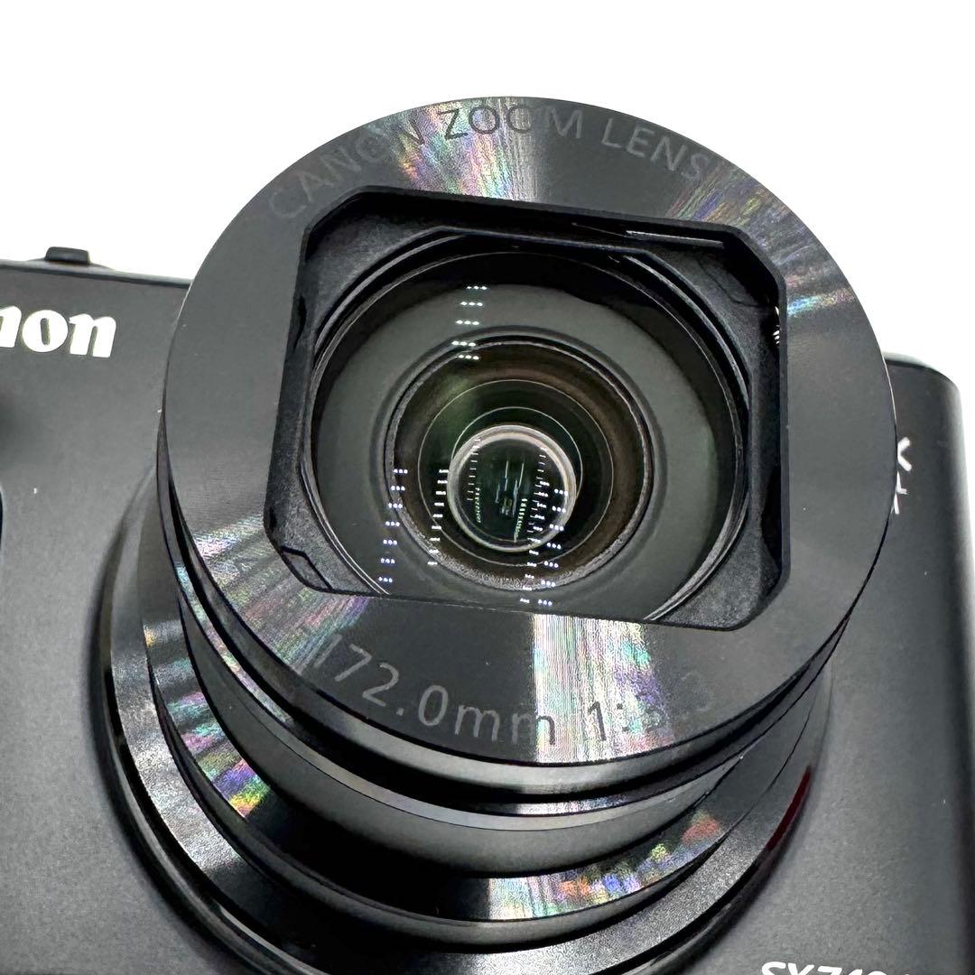 ほぼ未使用 Canon PowerShot SX740 HS ブラック キャノン