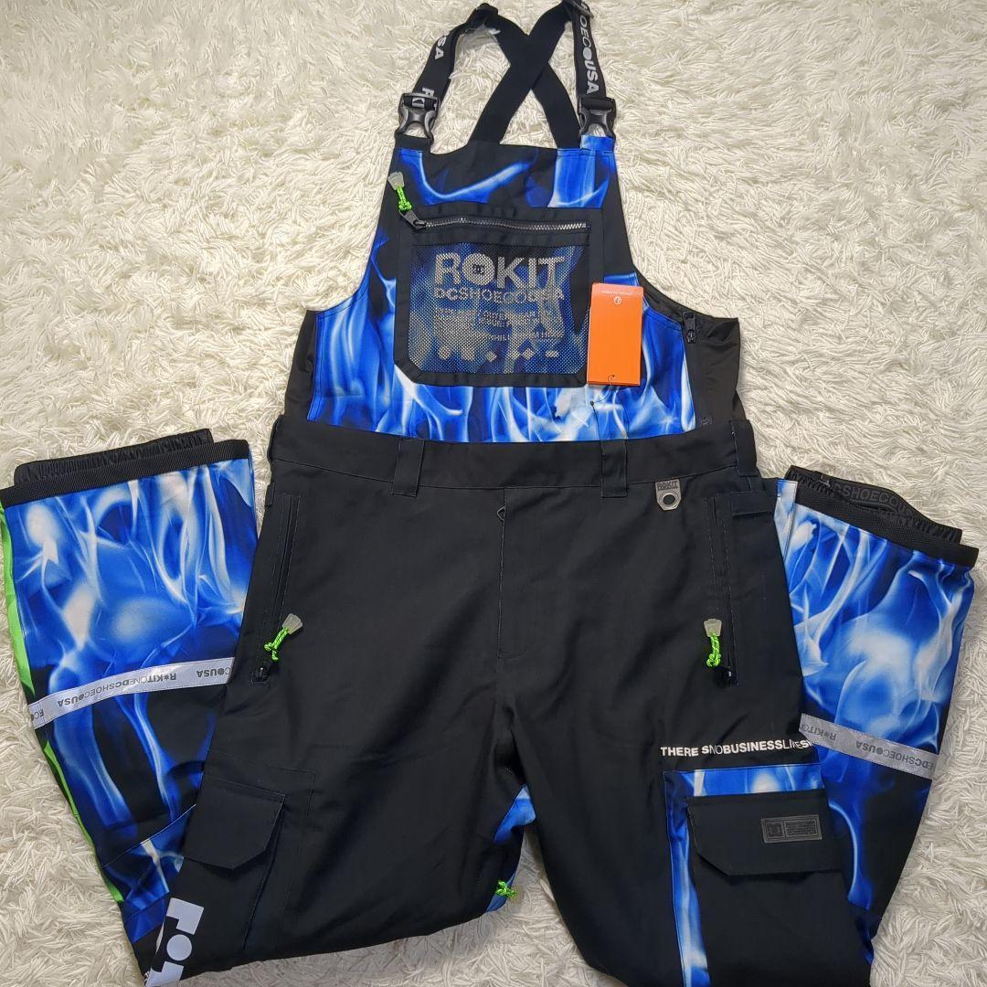 【タグ付き✨DC✨ROKIT✨L】スノー スノボ ビブパンツ オーバーオール