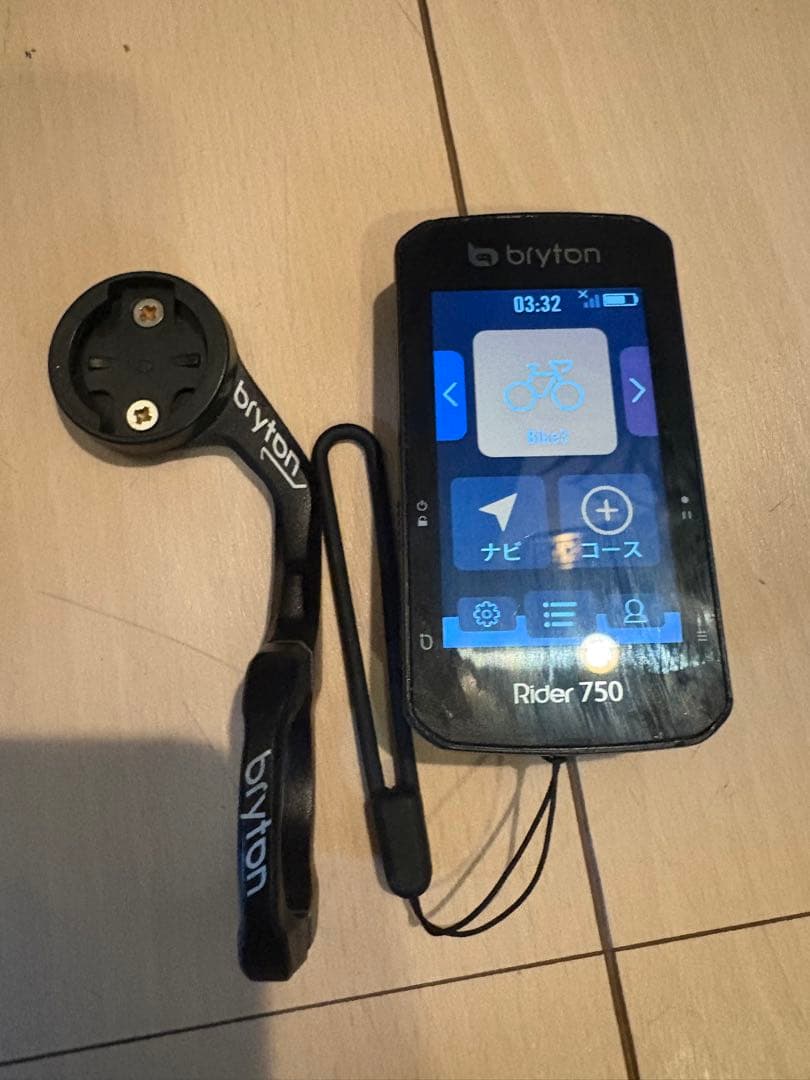 訳あり、bryton Rider 750 サイクルコンピューター 本体