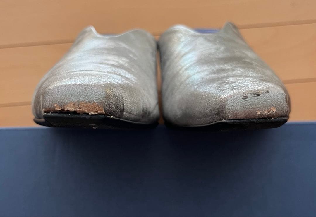 Mame Kurogouchi シルバーパンプス　バブーシュシューズ25ss