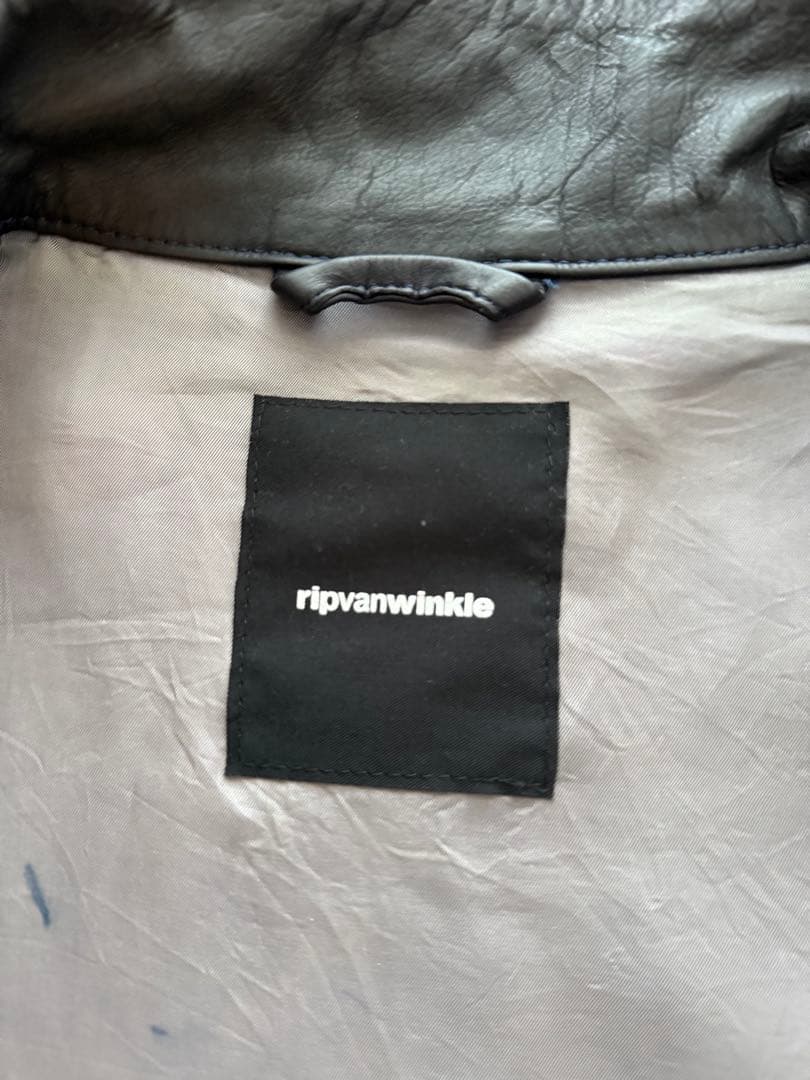 ripvanwinkle レザーライダース　牛革　サイズ5