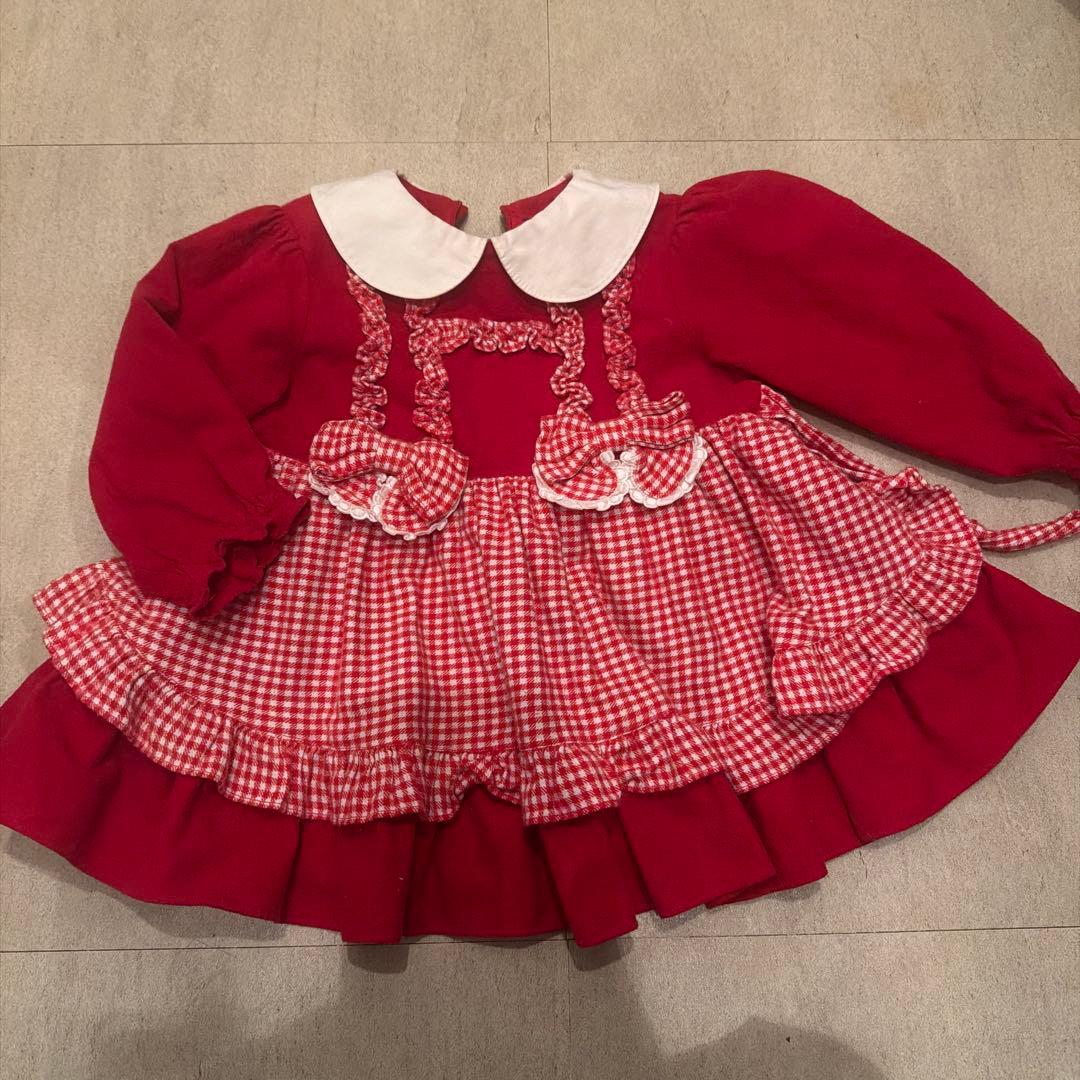 シャーリーテンプル　まとめ　90サイズ　ワンピース　苺　さくらんぼ