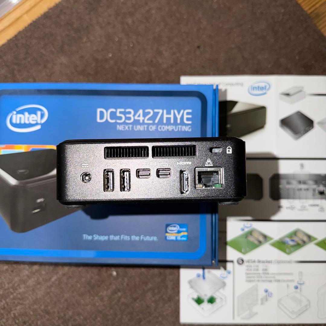 Intel DC53427HYE メモリ16GB+SSD512GB+Wi-Fi