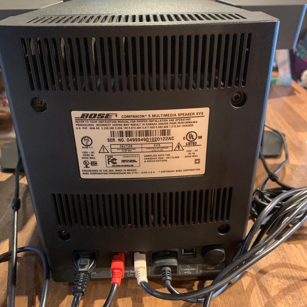 Bose Companion 5 multimedia speaker 美品
