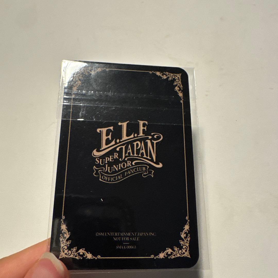 SUPER JUNIOR スーパージュニア 入会特典　トレカ ヒチョル