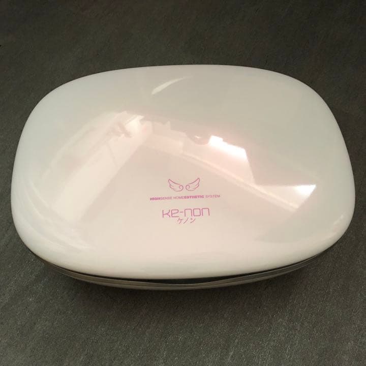 ケノン 脱毛器 ver4.1 パールホワイト美品 カートリッジ3個(送料込み)