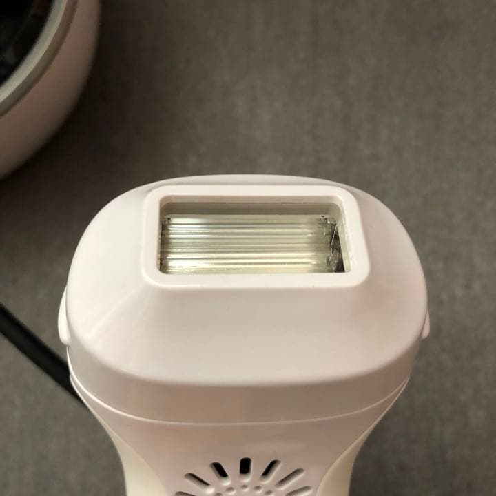 ケノン 脱毛器 ver4.1 パールホワイト美品 カートリッジ3個(送料込み)