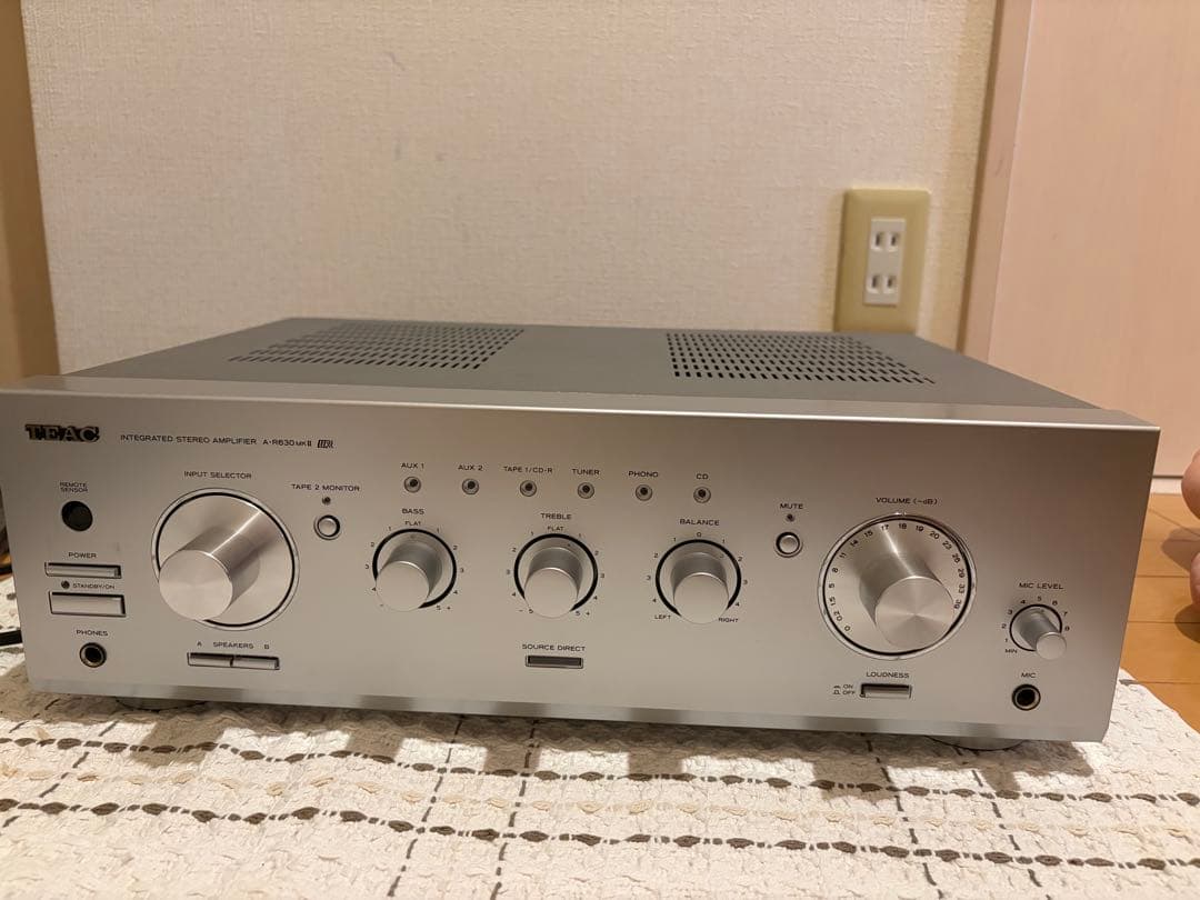 たーちゃんTEAC A-R630mkII STEREO