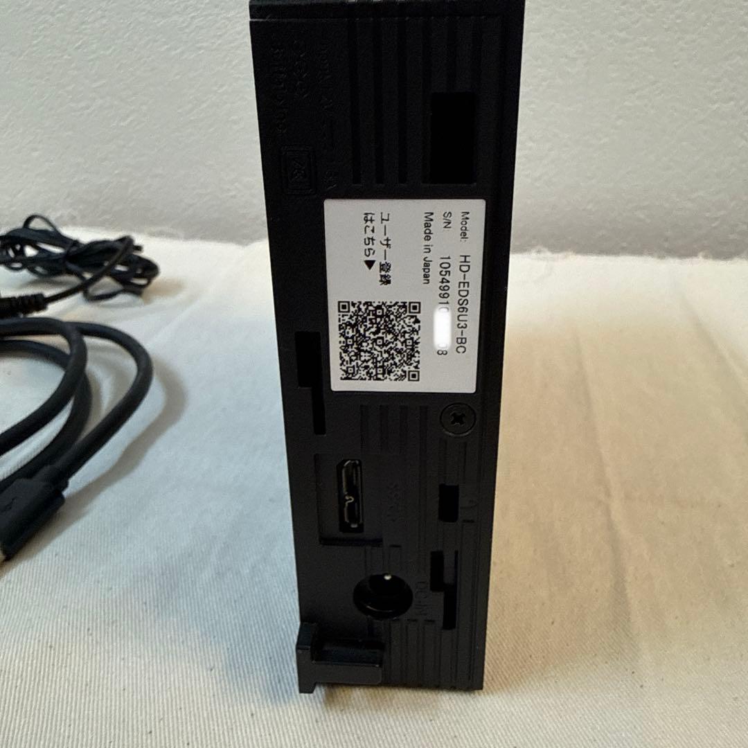 [使用浅]BUFFALO HD-EDS-6U3 6T 外付ハードディスク
