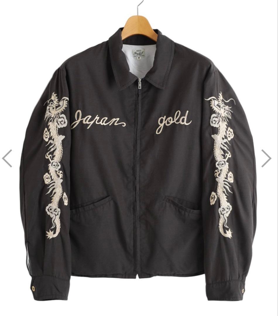 GOLD SKULL JACKET AGED MODELスカル ベトジャン