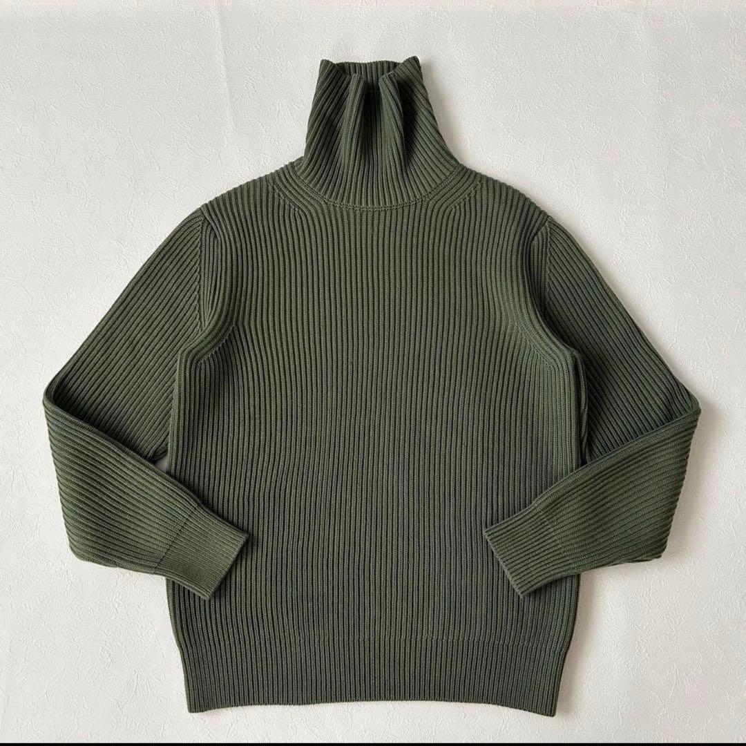 【1/23まで限定】AURALEE オーラリー リブニット サイズ4 カシミヤ混