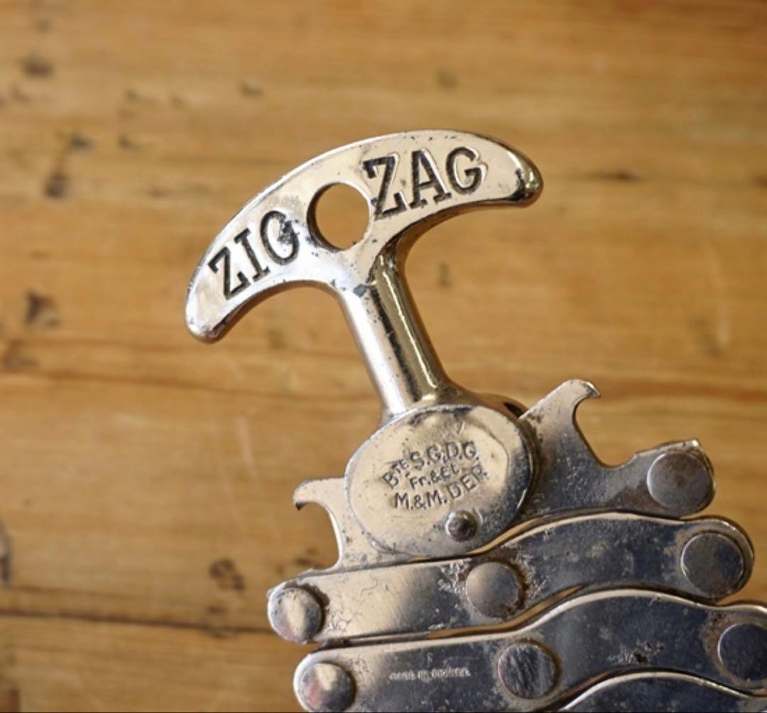 ✨かっこいい フランス　1939ワインオープナー　コークスクリュー　ZIGZAG