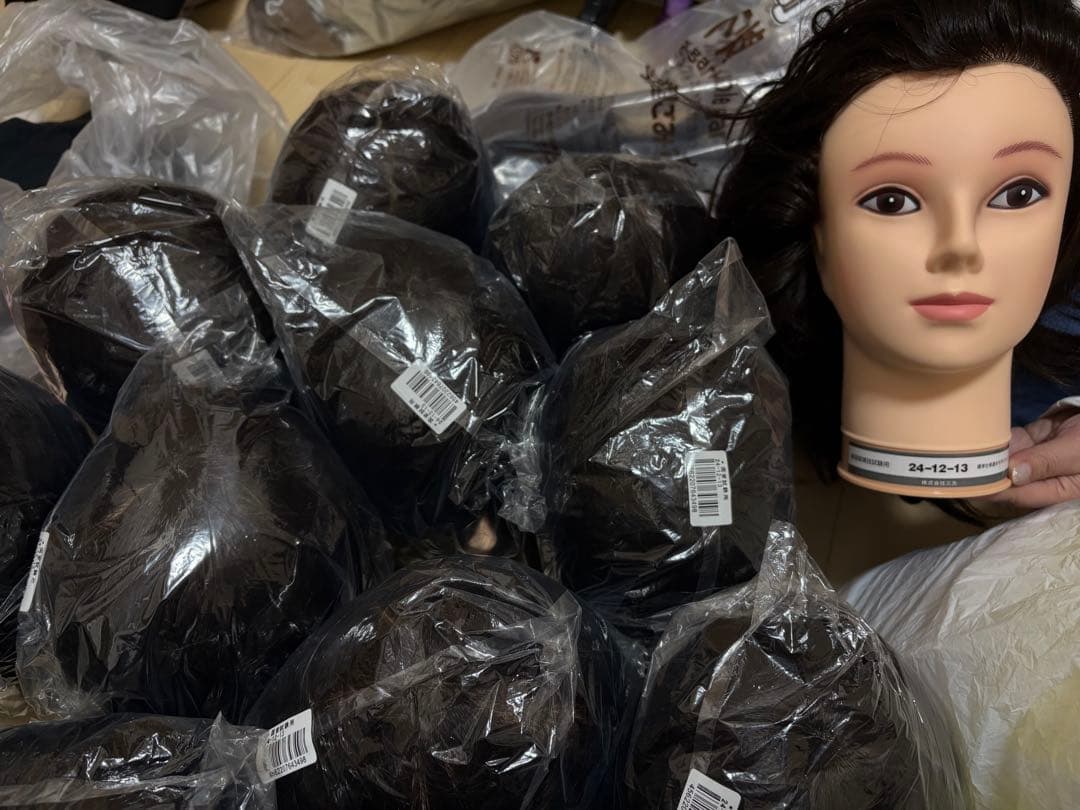 カットウィッグ ×9 国家試験用 24-12-13 美容師実技試験用