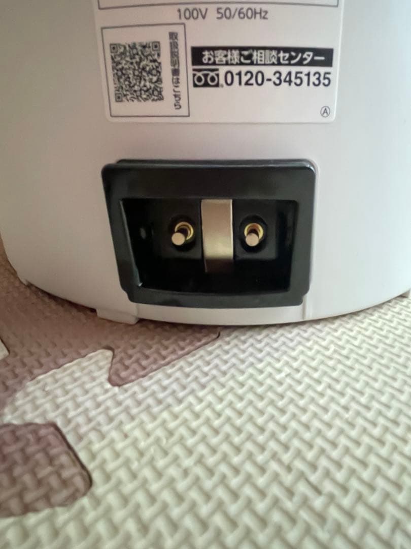 【1回のみ使用】象印 EE-DF50-WA スチーム式加湿器　ホワイト