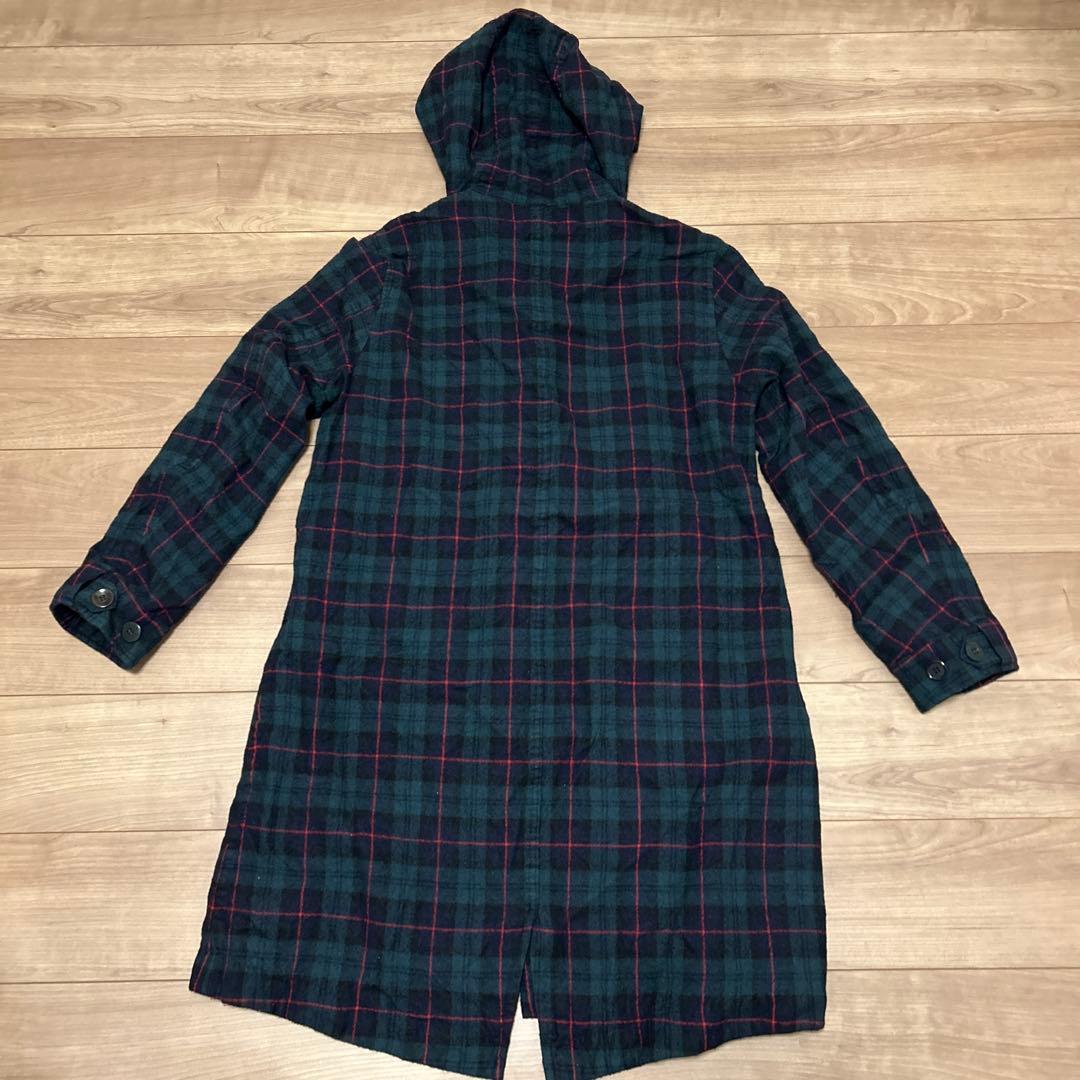 UNDERCOVER 14AW チェック柄縮絨モッズコート アンダーカバー