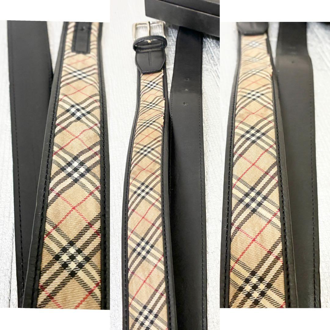 BURBERRY バーバリー　ゴルフ　ベルト　ノバチェック