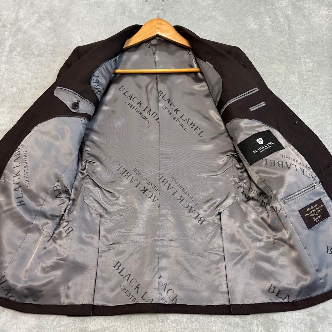 美品✨ブラックレーベルクレストブリッジ×カノニコ 3ピース セットアップ スーツ
