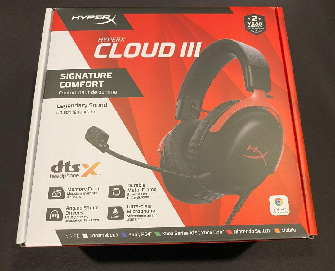 【未開封新品】HyperX Cloud III