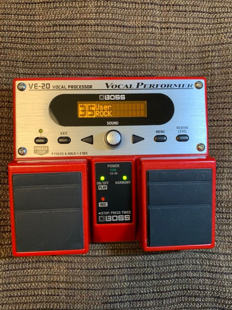 動作品BOSS VE-20 ボーカルプロセッサー