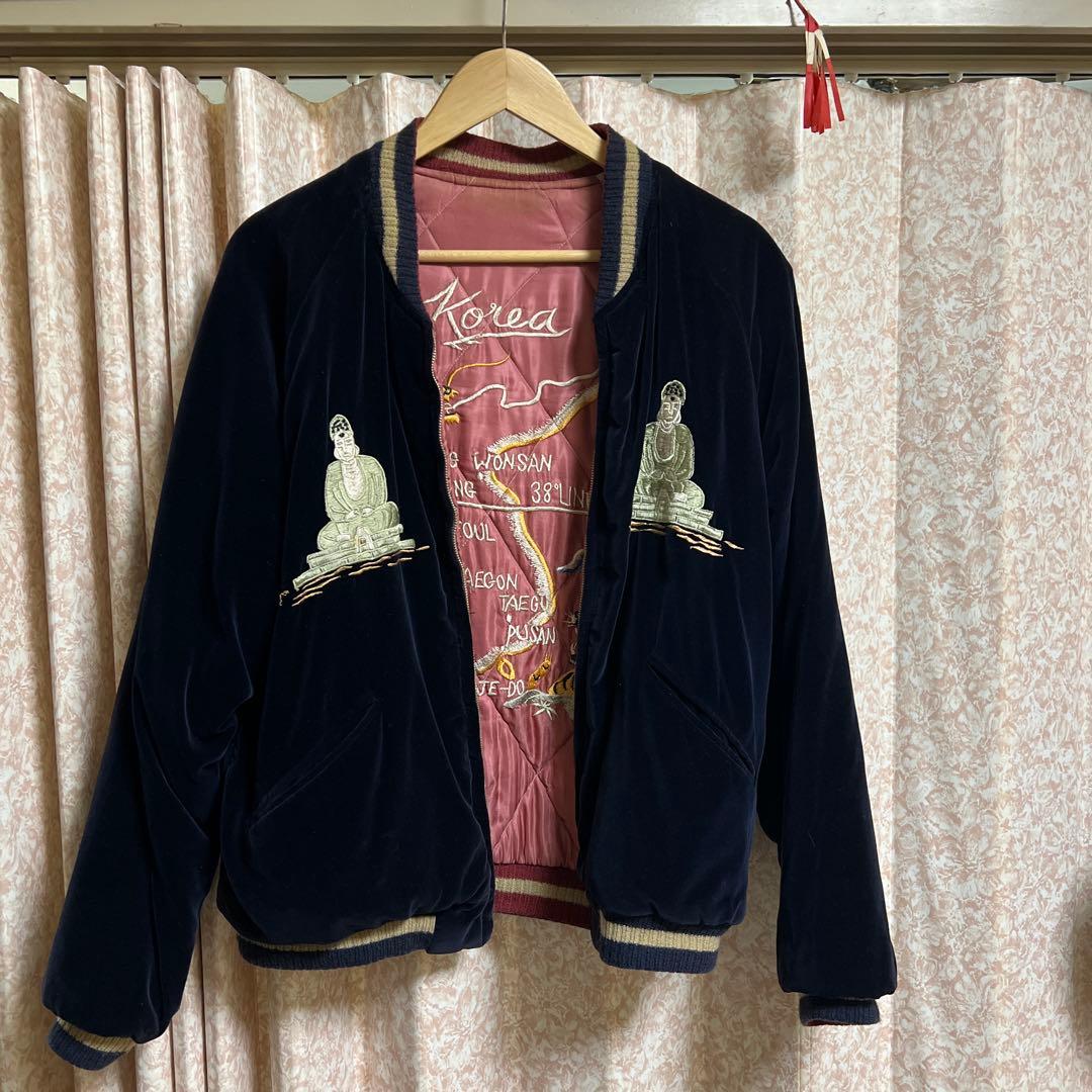 東洋エンタープライズ　スカジャン　大仏　地図　40周年モデル　港商　大