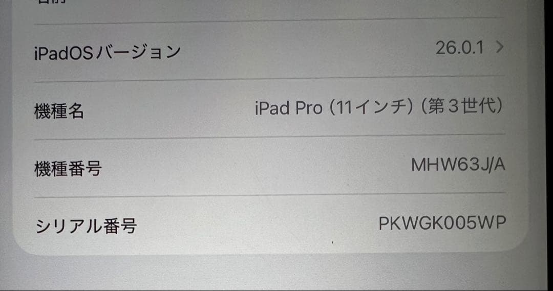 iPadPro11インチ 第三世代 アップルペンシル付き