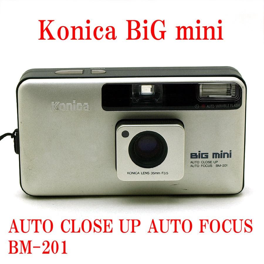 動作品 コニカ Konica BiG mini フィルムカメラ BM-201