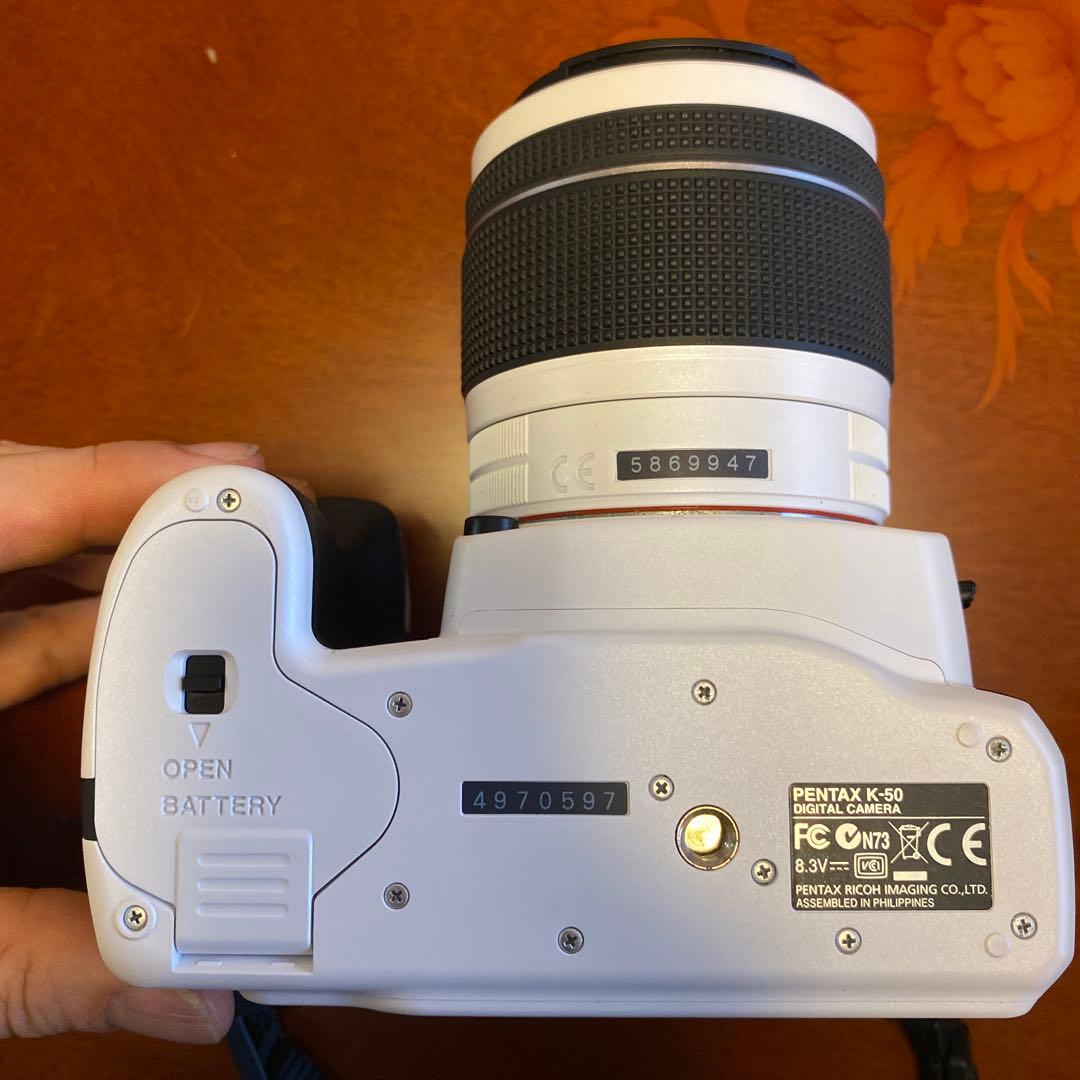 PENTAX K-50 ホワイト デジタル一眼レフカメラ