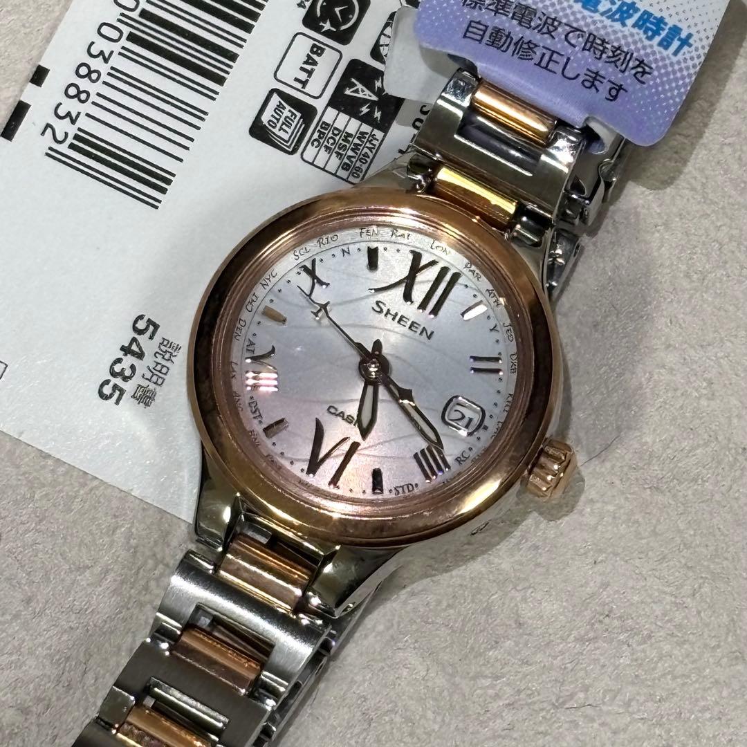 未使用　稼働　CASIO 　腕時計　 SHEEN　SHW-1700SG-4AJF
